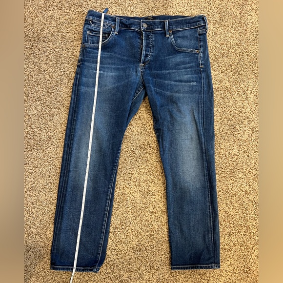 Citizens of Humanity Emerson Slim Boyfriend dark blue distressed jeans size 30 - Picture 11 of 15